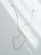 Load image into Gallery viewer, 1mm Minimalist Herringbone Chain Necklace - Waterproof