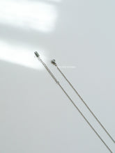 Load image into Gallery viewer, Silver Zu Cz Necklace- Waterproof