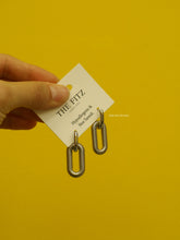 Load image into Gallery viewer, Rectangle Link Earrings - Waterproof