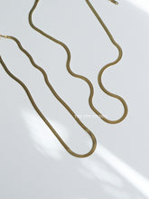 Load image into Gallery viewer, 4mm Adjustable Herringbone Necklace