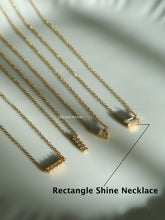 Load image into Gallery viewer, Rectangle Shine Necklace - Waterproof