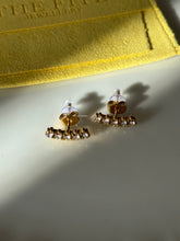 Load image into Gallery viewer, Five CZ Key Earrings - Waterproof