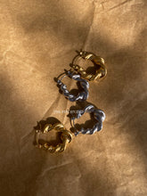 Load image into Gallery viewer, Slim Twisted Hoop Earrings - Waterproof