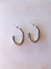 Load image into Gallery viewer, Silver Shh Cuff Earrings - Waterproof