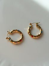 Load image into Gallery viewer, Coral Cubic Earrings - Waterproof