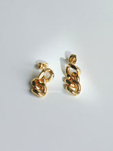 Load image into Gallery viewer, Golden Chain Drop Earrings - Waterproof