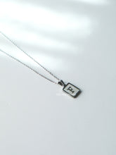 Load image into Gallery viewer, Silver Brooklyn Initial Necklace - Waterproof