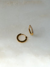 Load image into Gallery viewer, Areum CZ Hoop Earrings - Waterproof