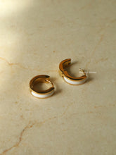 Load image into Gallery viewer, Amelia White Earrings - Waterproof