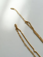 Load image into Gallery viewer, Layered French Cross Necklace - Waterproof
