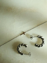 Load image into Gallery viewer, Silver Squi Cross Bracelet-Anklet - Waterproof