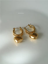 Load image into Gallery viewer, Doubi Heart Earrings - Waterproof
