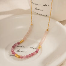 Load image into Gallery viewer, Pink Gemi Necklace - Waterproof