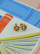 Load image into Gallery viewer, Small Donut Stud Earrings - Waterproof