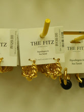 Load image into Gallery viewer, Slim Twisted Hoop Earrings - Waterproof