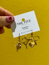 Load image into Gallery viewer, Tie Ribooni Earrings - Waterproof