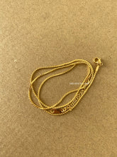 Load image into Gallery viewer, 1mm Minimalist Herringbone Chain Necklace - Waterproof