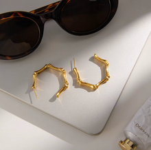 Load image into Gallery viewer, Tiff Bamboo Earrings - Waterproof