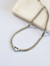 Load image into Gallery viewer, Silver Heart Robby Necklace - Waterproof