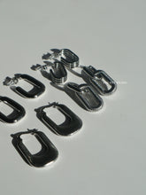 Load image into Gallery viewer, Silver Long U-shaped Earrings - Waterproof