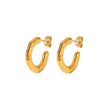 Load image into Gallery viewer, Skim Bamboo Cuff Earrings - Waterproof