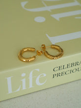 Load image into Gallery viewer, Skim Bamboo Cuff Earrings - Waterproof