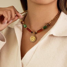Load image into Gallery viewer, Natali Sun Charm Necklace - Waterproof