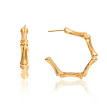 Load image into Gallery viewer, Tiff Bamboo Earrings - Waterproof