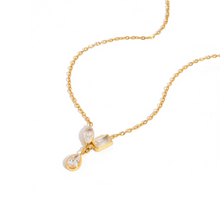 Load image into Gallery viewer, Sleend Cubic Drop Necklace - Waterproof