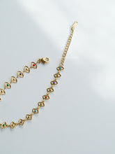 Load image into Gallery viewer, Rainbow Evil Eyes Bracelet - Waterproof