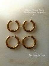 Load image into Gallery viewer, Bloo Hoop Earrings - Waterproof