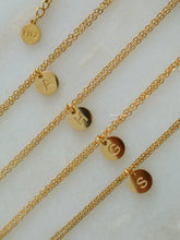 Load image into Gallery viewer, Round Initial Charm Bracelet - Waterproof