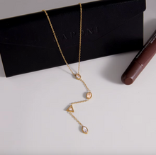 Load image into Gallery viewer, Yale Cubic Drop Necklace - Waterproof