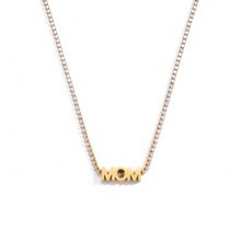 Load image into Gallery viewer, Cubic Piece Mom Necklace - Waterproof