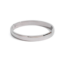 Load image into Gallery viewer, Silver Plain Surface Bangle - Waterproof
