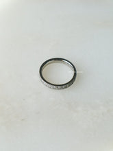 Load image into Gallery viewer, Silver Square Crystal CZ Band Ring