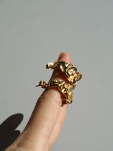 Load image into Gallery viewer, Gold Crumpled Cuff Earrings