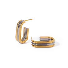 Load image into Gallery viewer, Jande Rectangle Shell Earrings - Waterproof