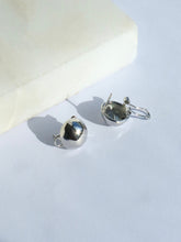 Load image into Gallery viewer, Silver Small Round Jane Earrings - Waterproof