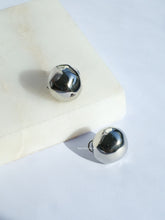 Load image into Gallery viewer, Silver Round Jane Earrings - Waterproof
