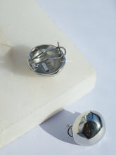 Load image into Gallery viewer, Silver Round Jane Earrings - Waterproof