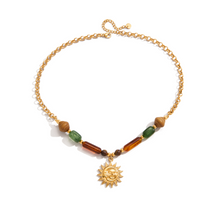 Load image into Gallery viewer, Natali Sun Charm Necklace - Waterproof