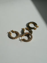 Load image into Gallery viewer, Stella CZ Hoop Earrings (2 Colors)