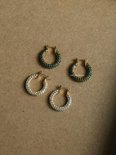 Load image into Gallery viewer, Stella CZ Hoop Earrings (2 Colors)