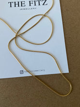 Load image into Gallery viewer, Slim Soft Snake Chain Necklace - Waterproof