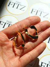 Load image into Gallery viewer, Gold Bold Infinity Earrings - Waterproof