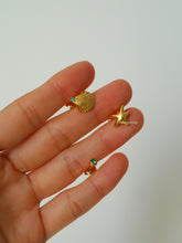 Load image into Gallery viewer, Isolde Shell Stud Earrings - Waterproof
