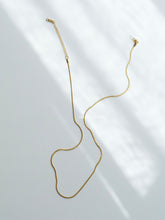 Load image into Gallery viewer, 1mm Minimalist Herringbone Chain Necklace - Waterproof
