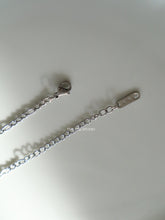 Load image into Gallery viewer, Silver Hady Figaro Chain Necklace - Waterproof
