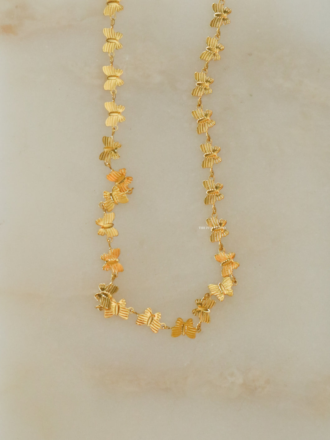 Noir Butterfly Necklace - Waterproof